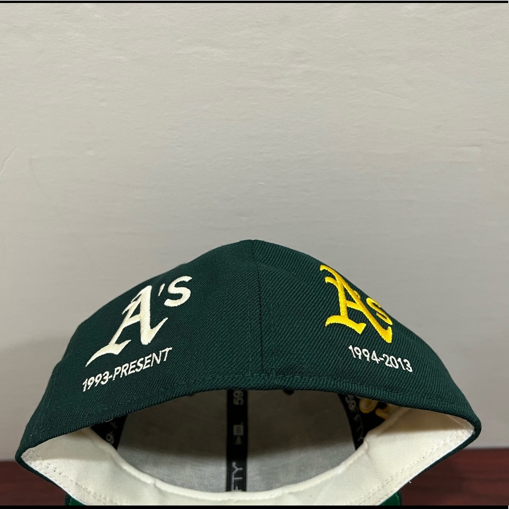 New Era, 59Fifty Fitted Hat, Logo Progression, Oakland Athletics - Picture 10 of 15